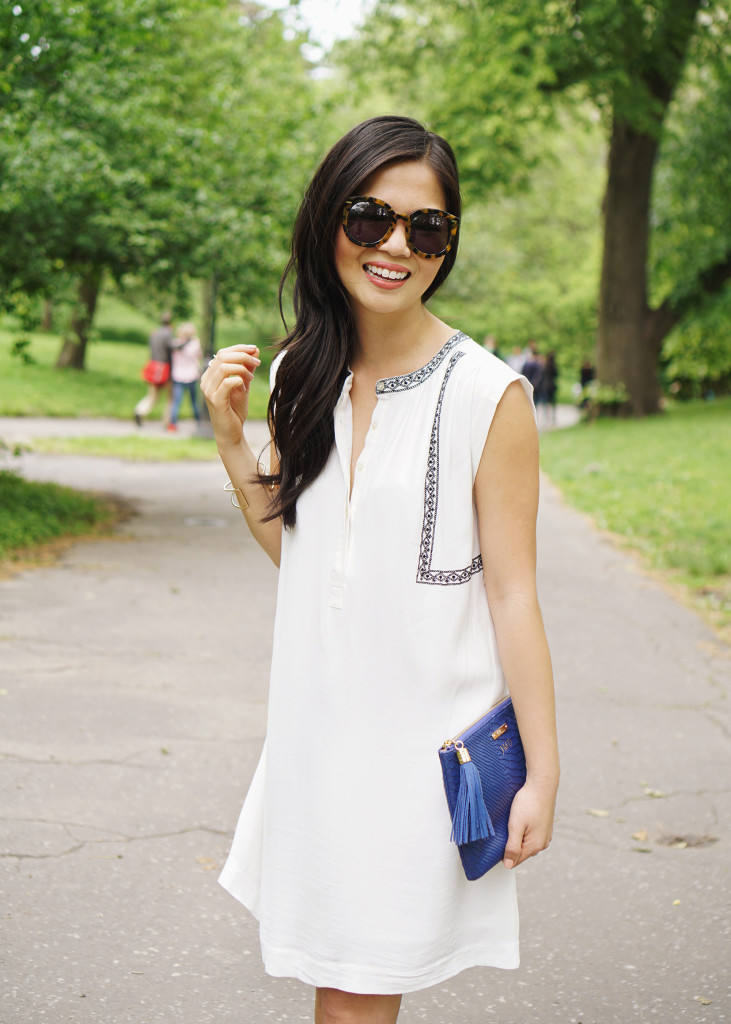 Skirt The Rules / White Embroidered Dress