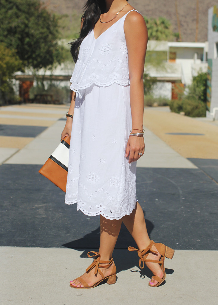 Skirt The Rules / White Eyelet Dress