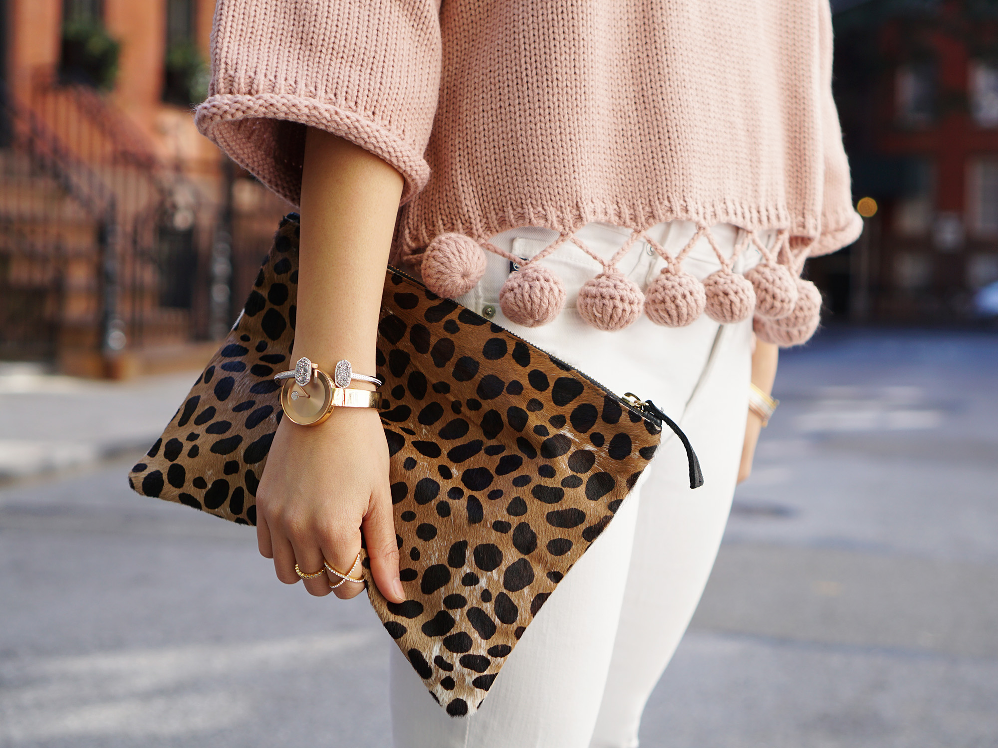 Skirt The Rules / Leopard Clutch