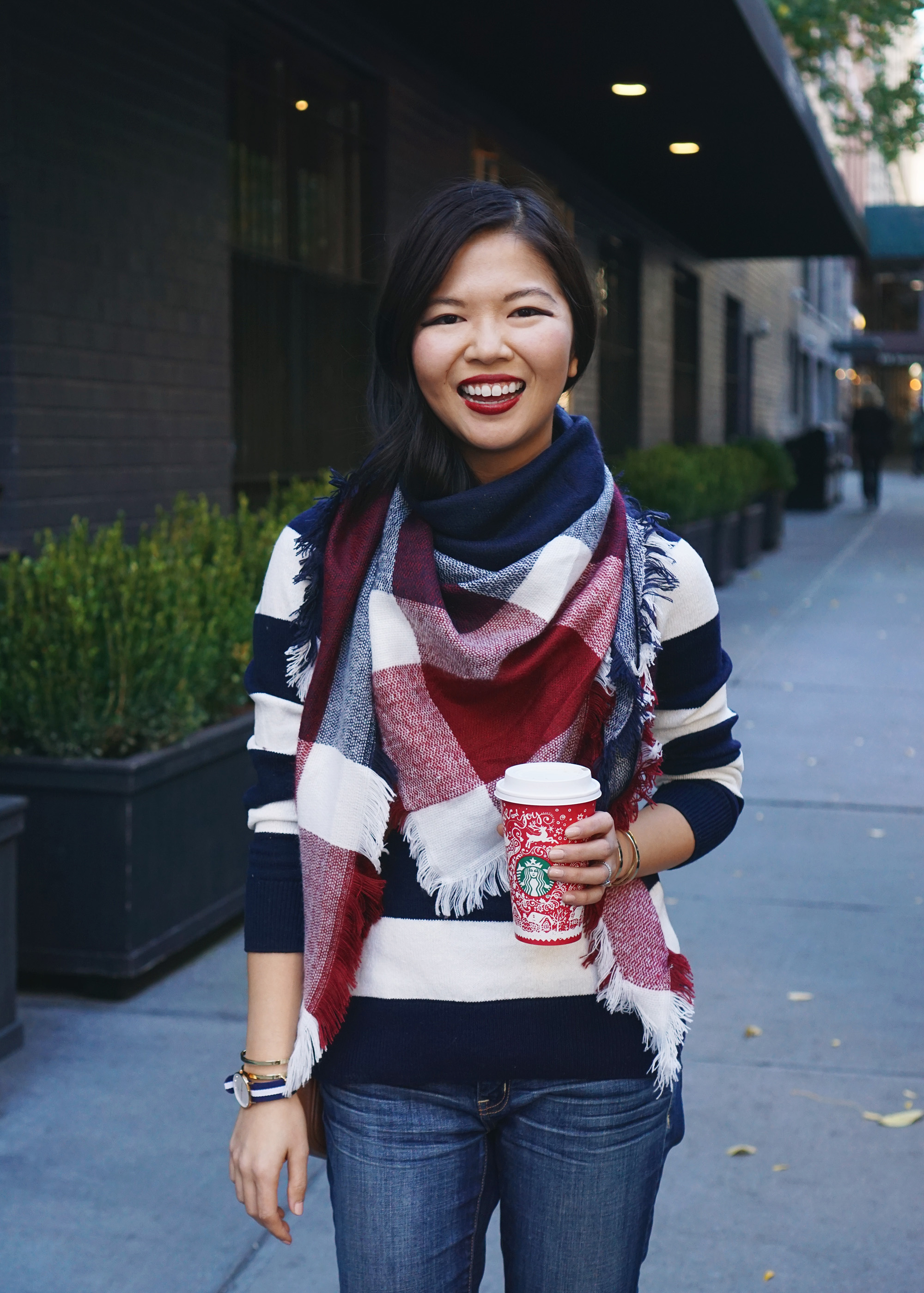 Preppy Blanket Scarf