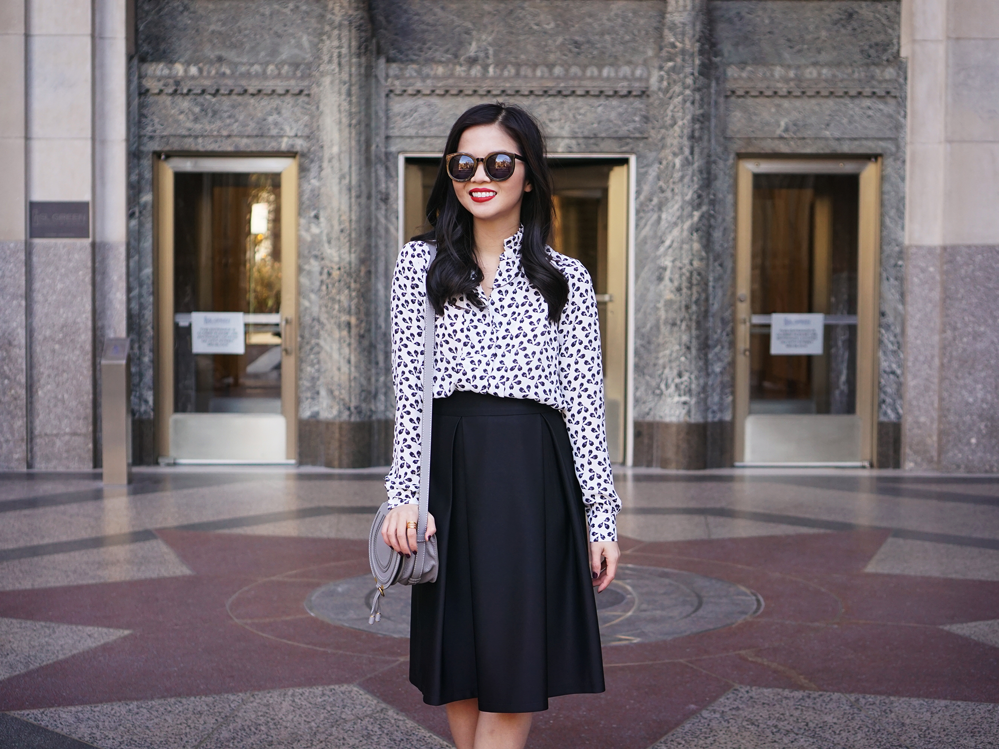 Black & White Holiday Party Outfit