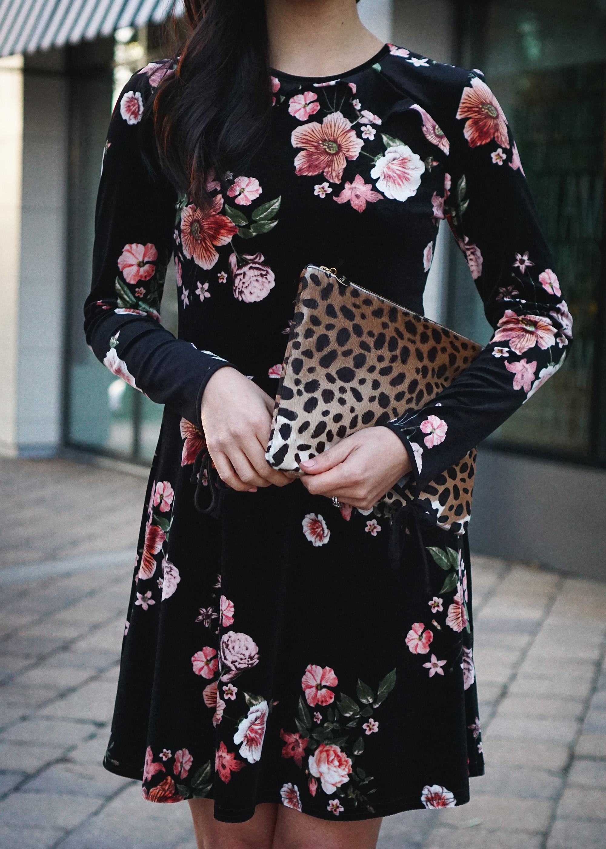Skirt The Rules / Velvet Floral Dress