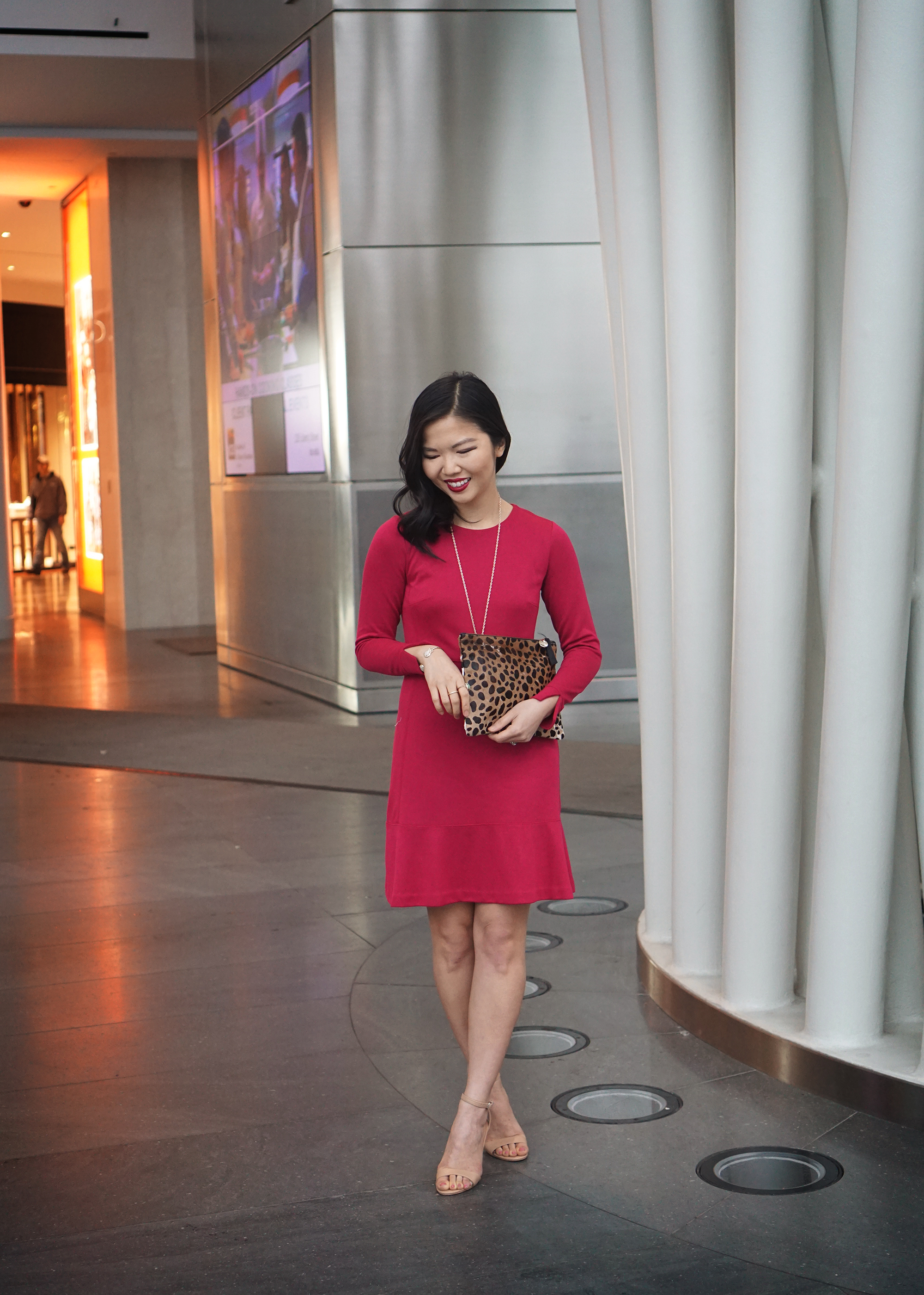 Skirt The Rules Pink Longsleeve Dress 2