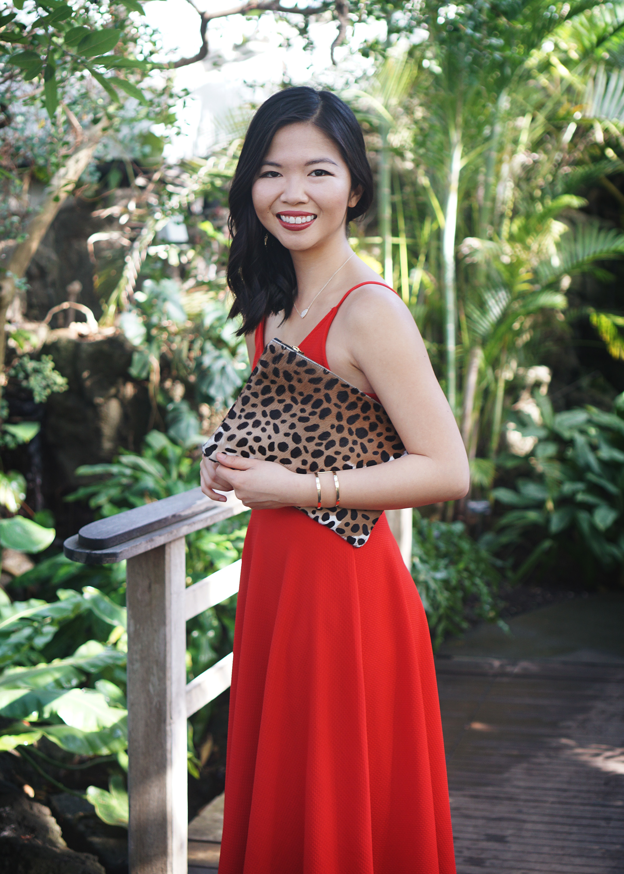 Skirt The Rules / Red Strappy Cutout Dress