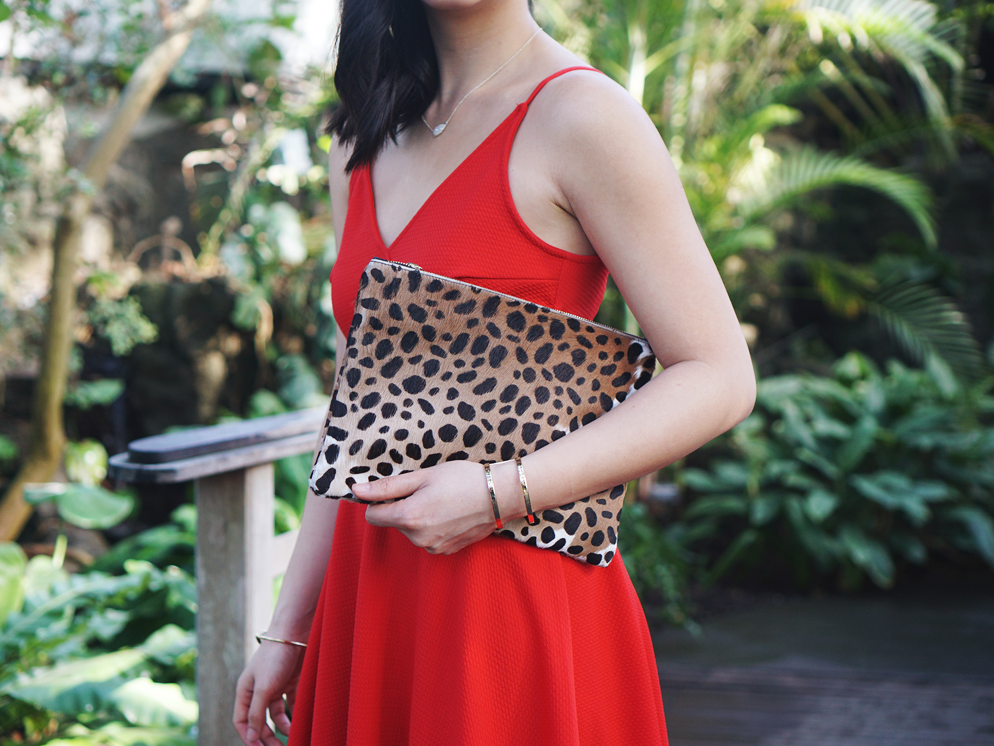 Skirt The Rules / Red Strappy Cutout Dress