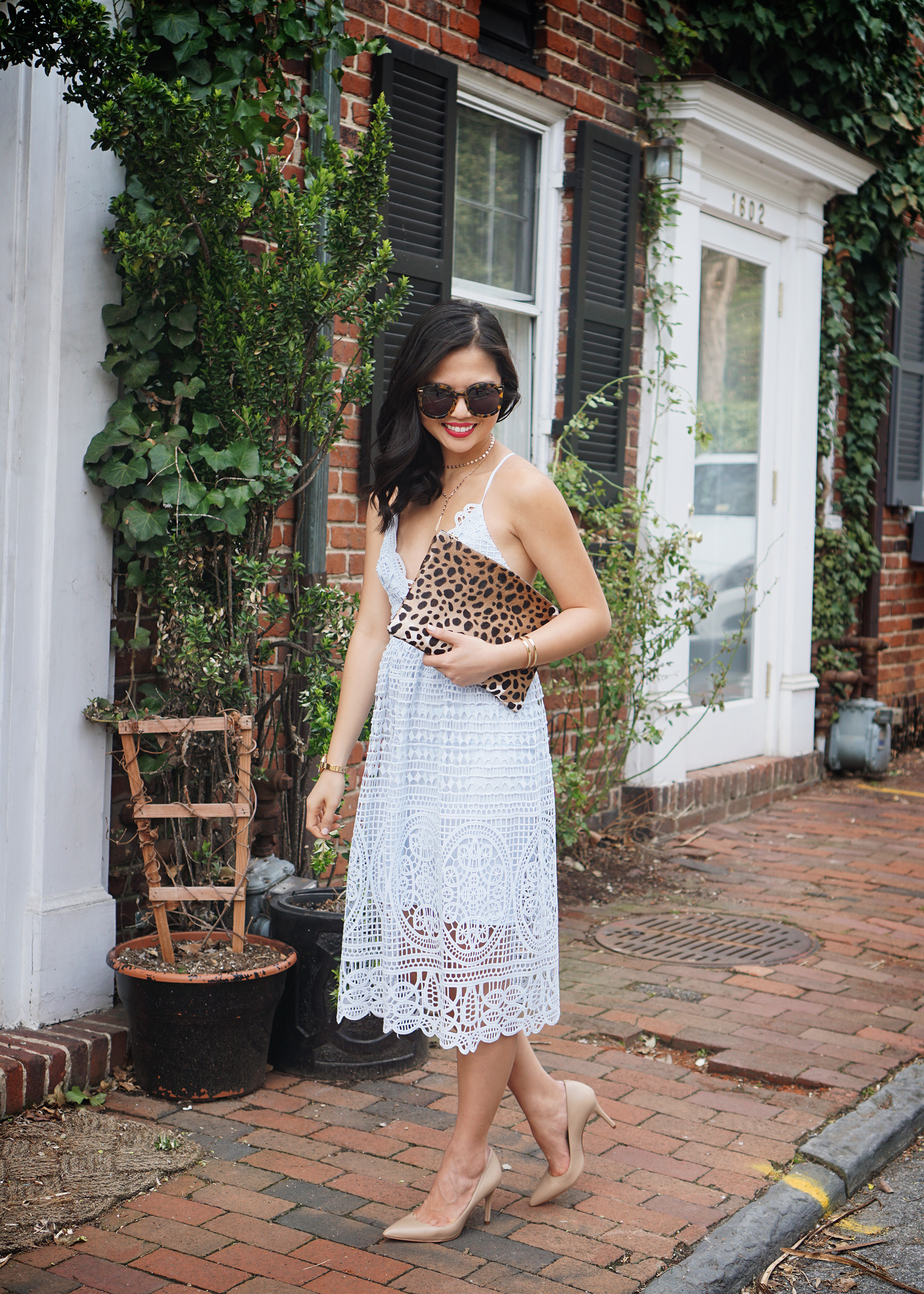 Skirt The Rules / Light Blue Lace Dress