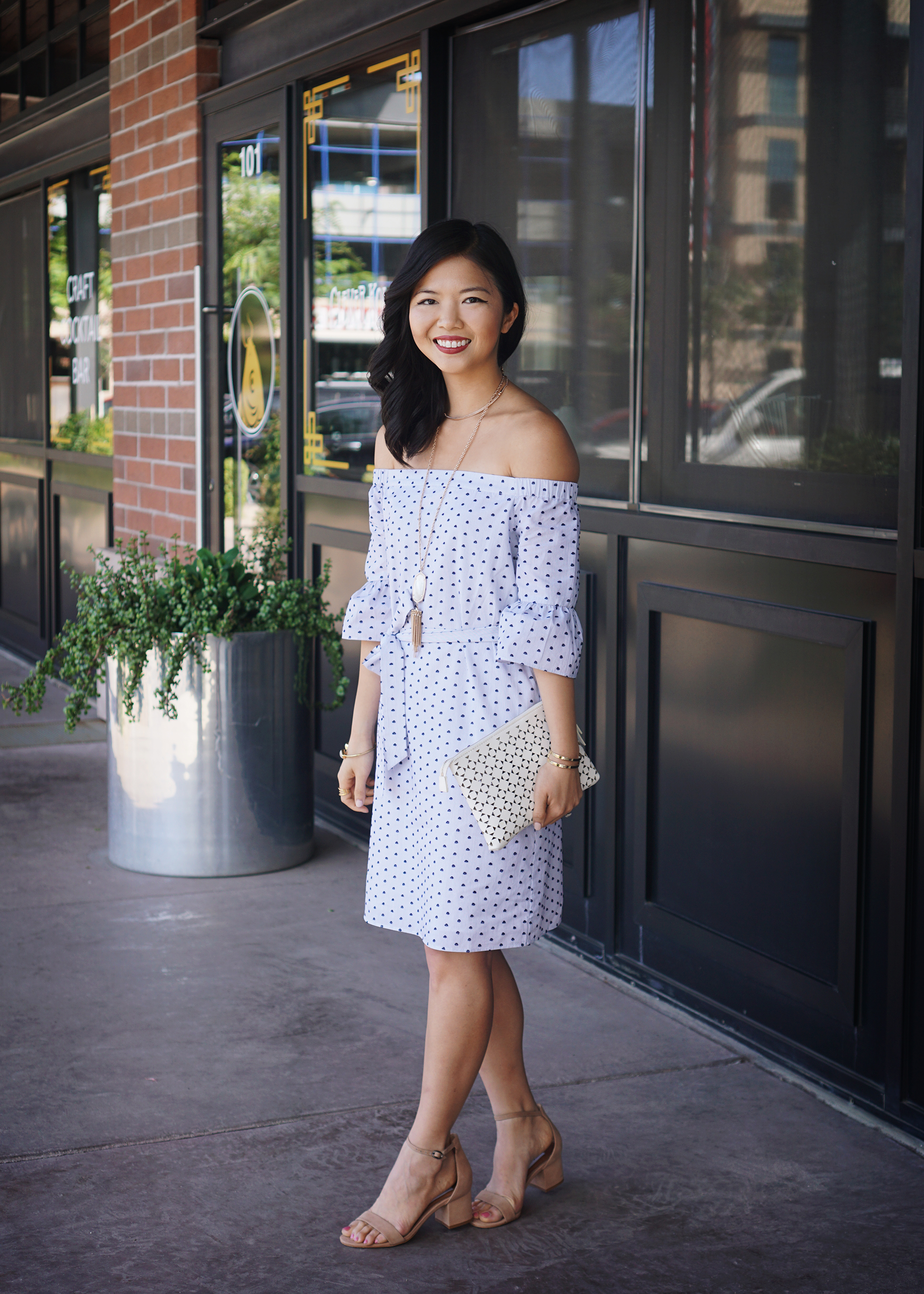 Skirt The Rules / Off the Shoulder Bell Sleeve Dress