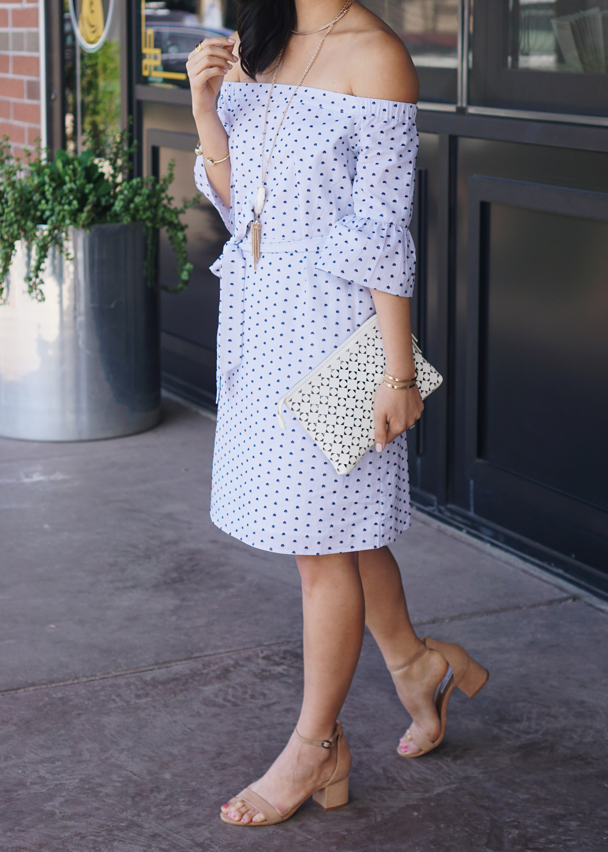 Skirt The Rules / Off the Shoulder Bell Sleeve Dress