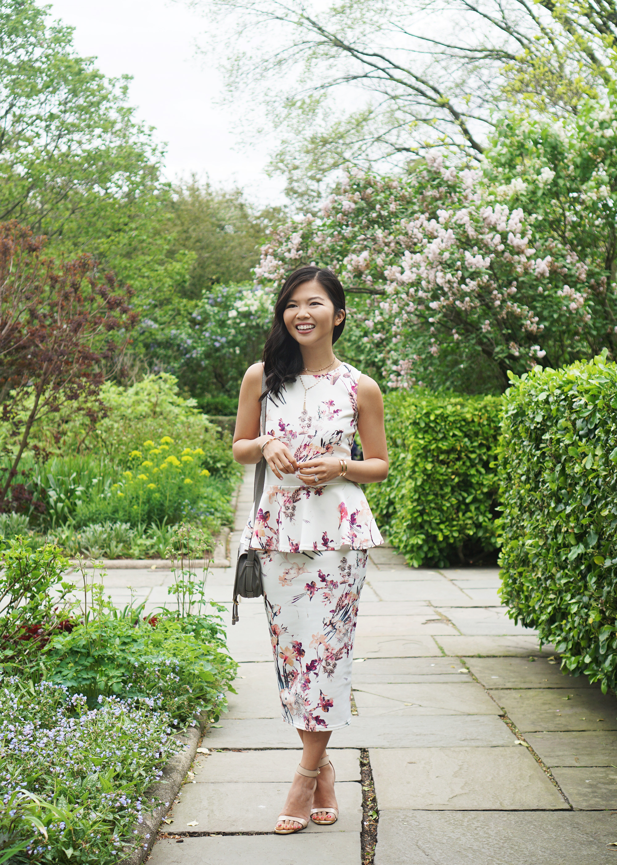 Skirt The Rules / Floral Peplum Dress