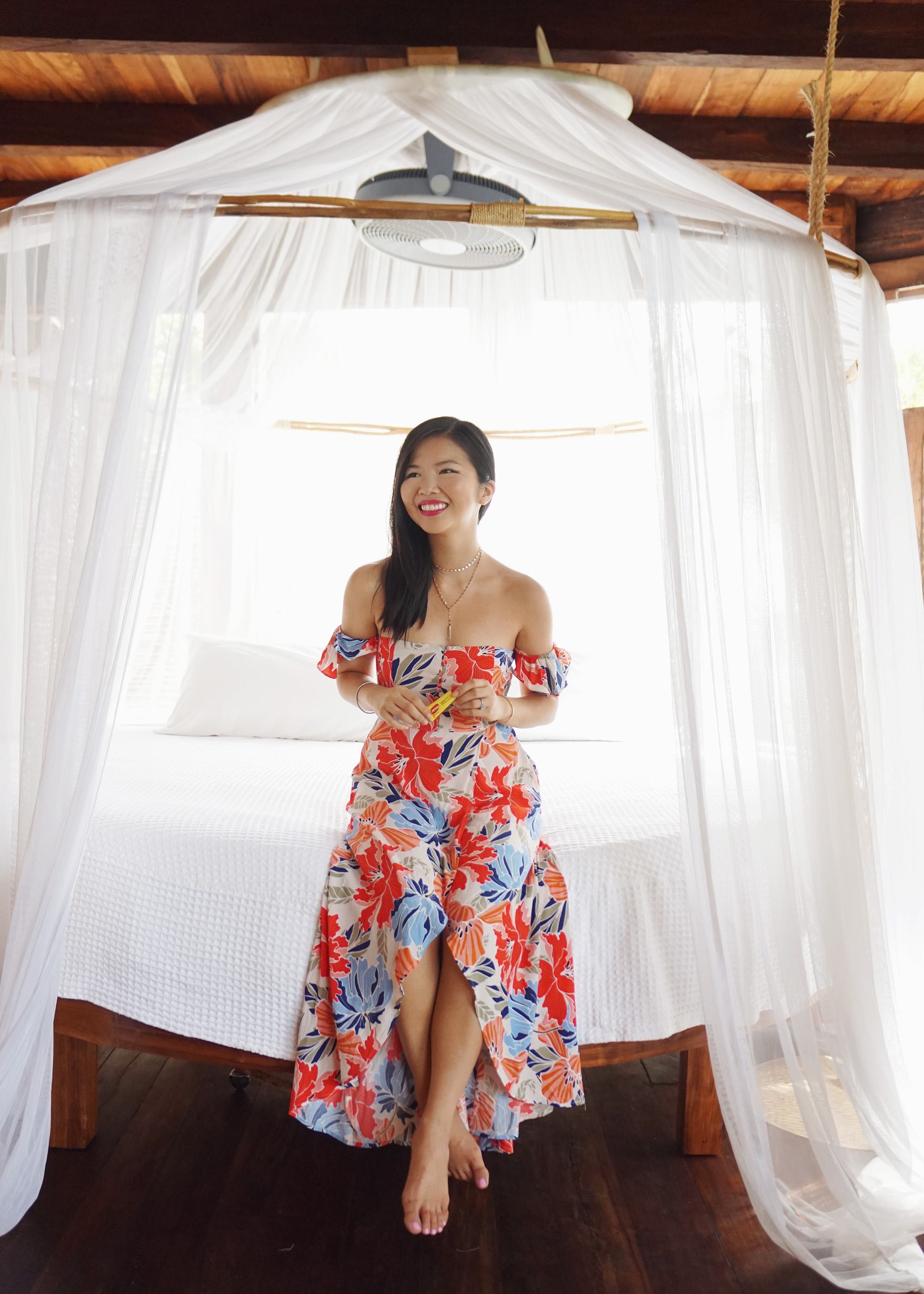 Skirt The Rules / Red Floral Maxi Dress