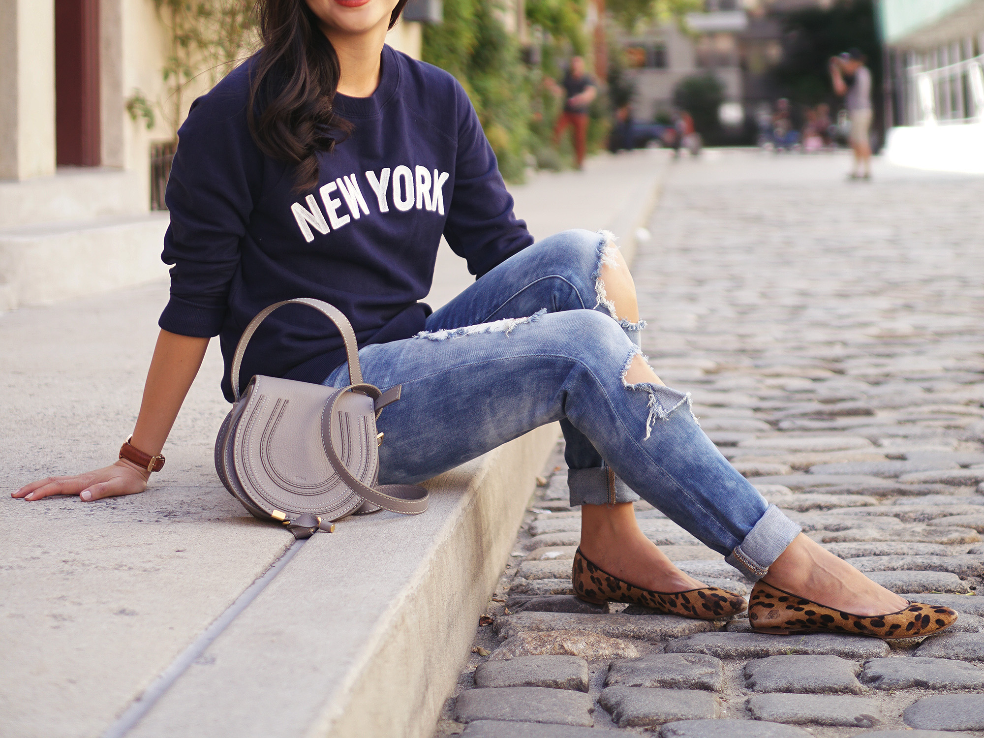 New York Navy Sweatshirt