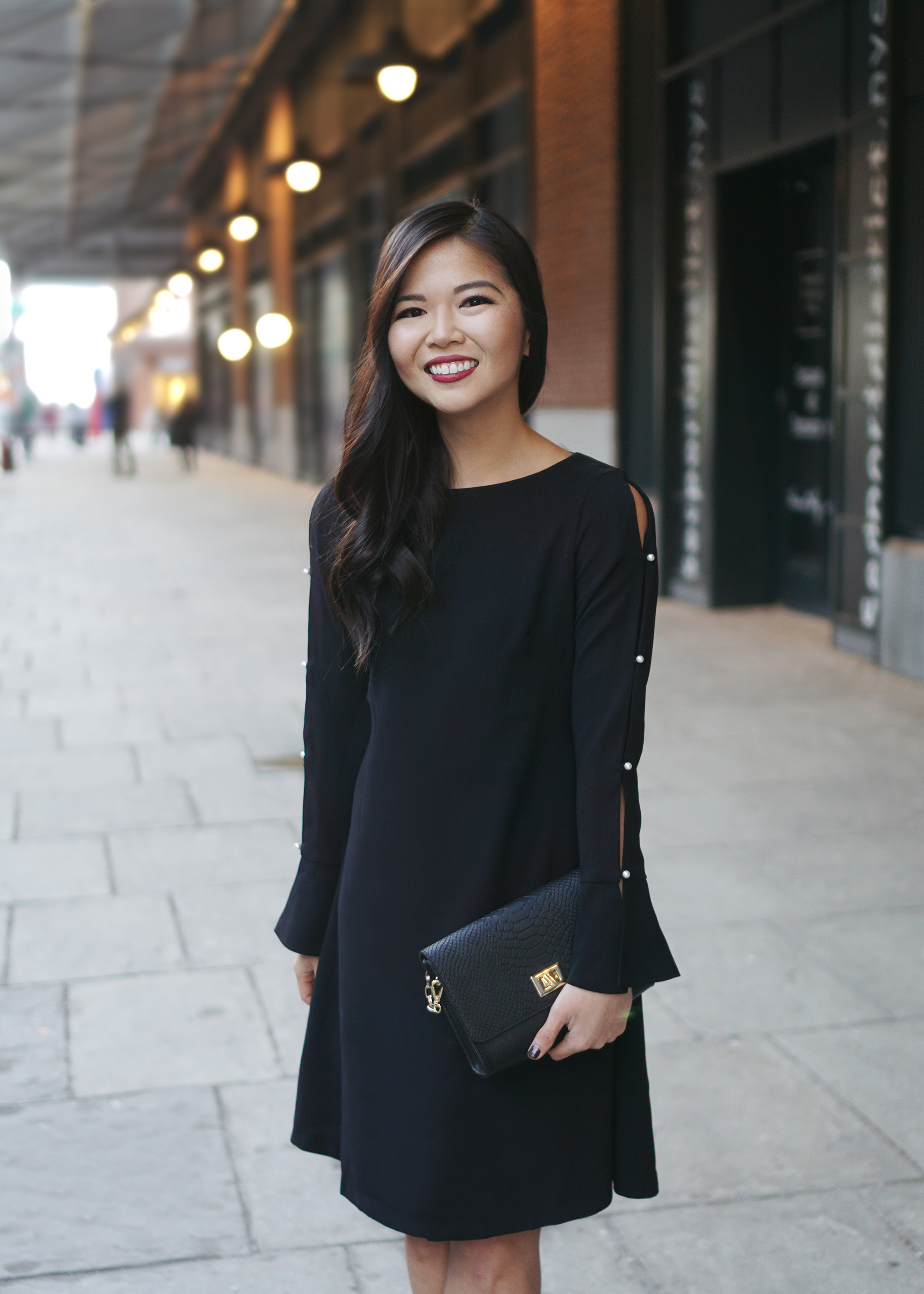 Little Black Dress with Long Sleeves