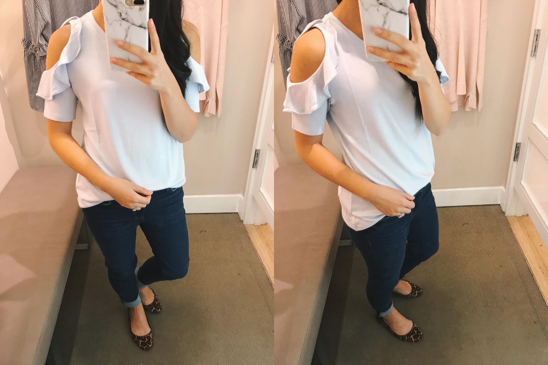 LOFT Cold Shoulder Top