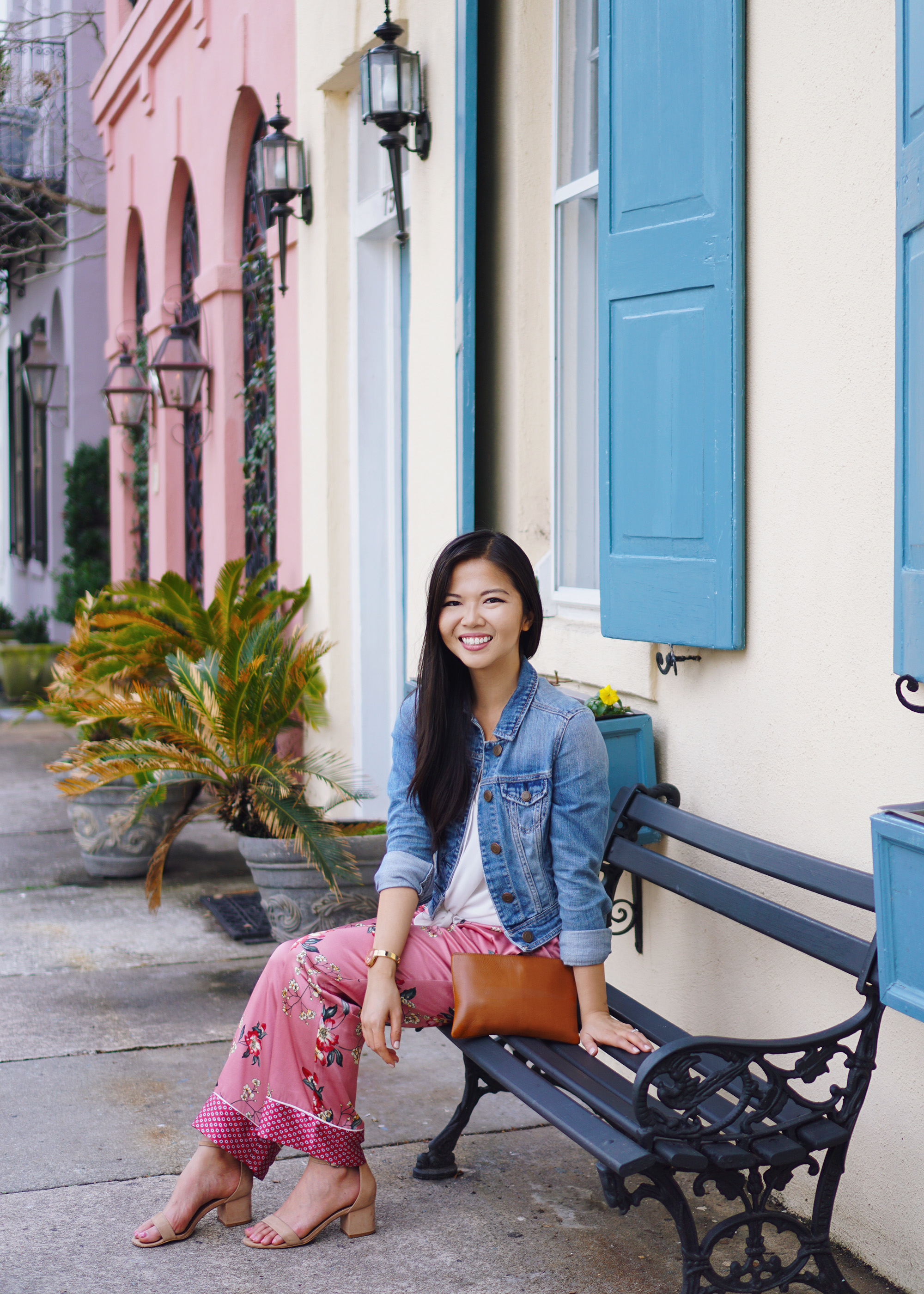 Spring Outfit Inspiration: Floral Pajama Pants