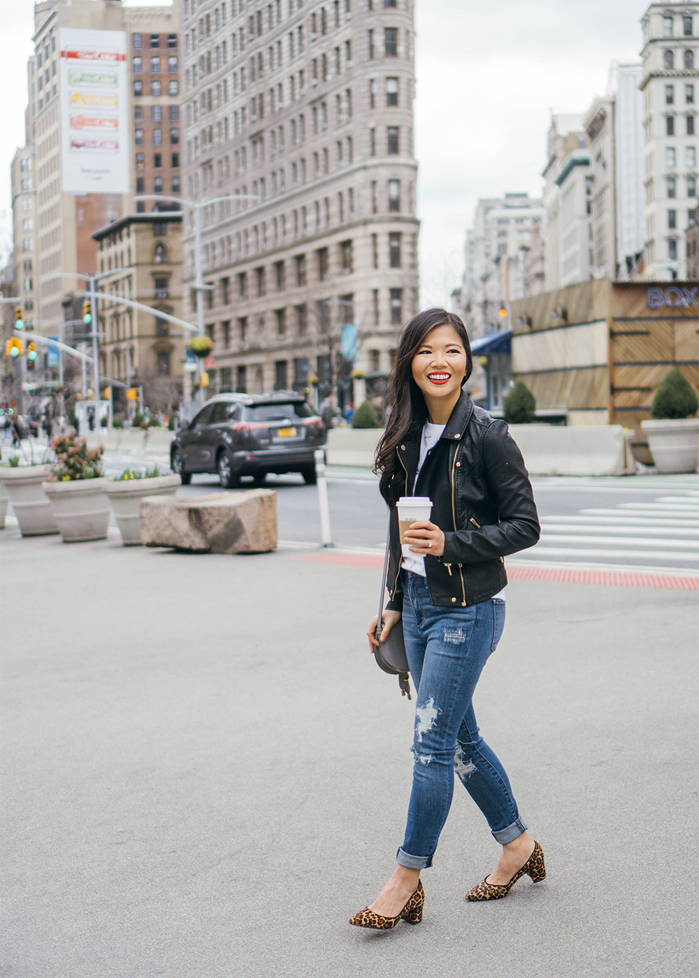 Weekend Style Inspiration / Leather Jacket & Ripped Jeans