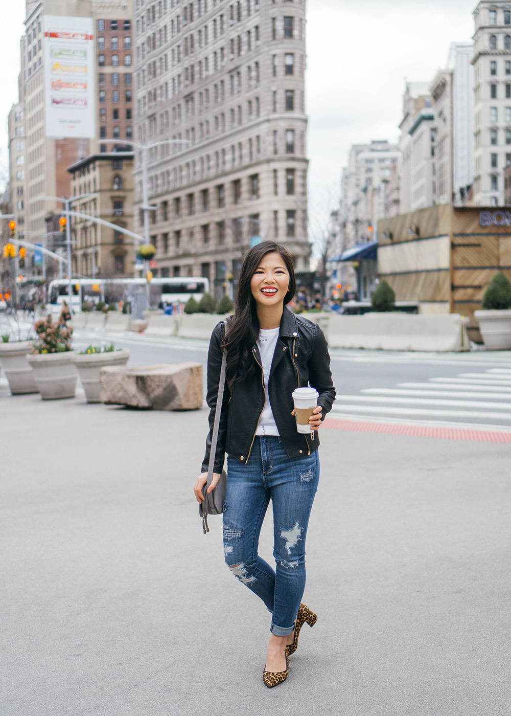 Weekend Style Inspiration / Leather Jacket & Ripped Jeans