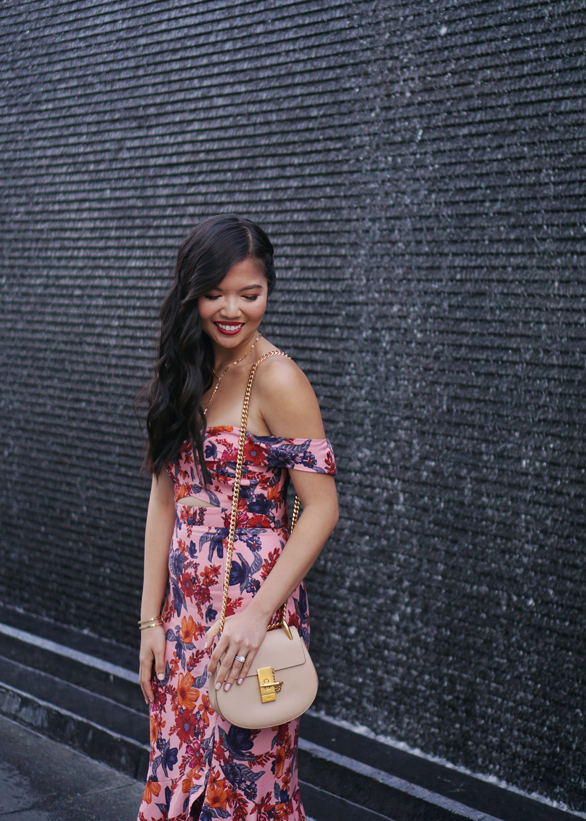 Floral Trumpet Dress
