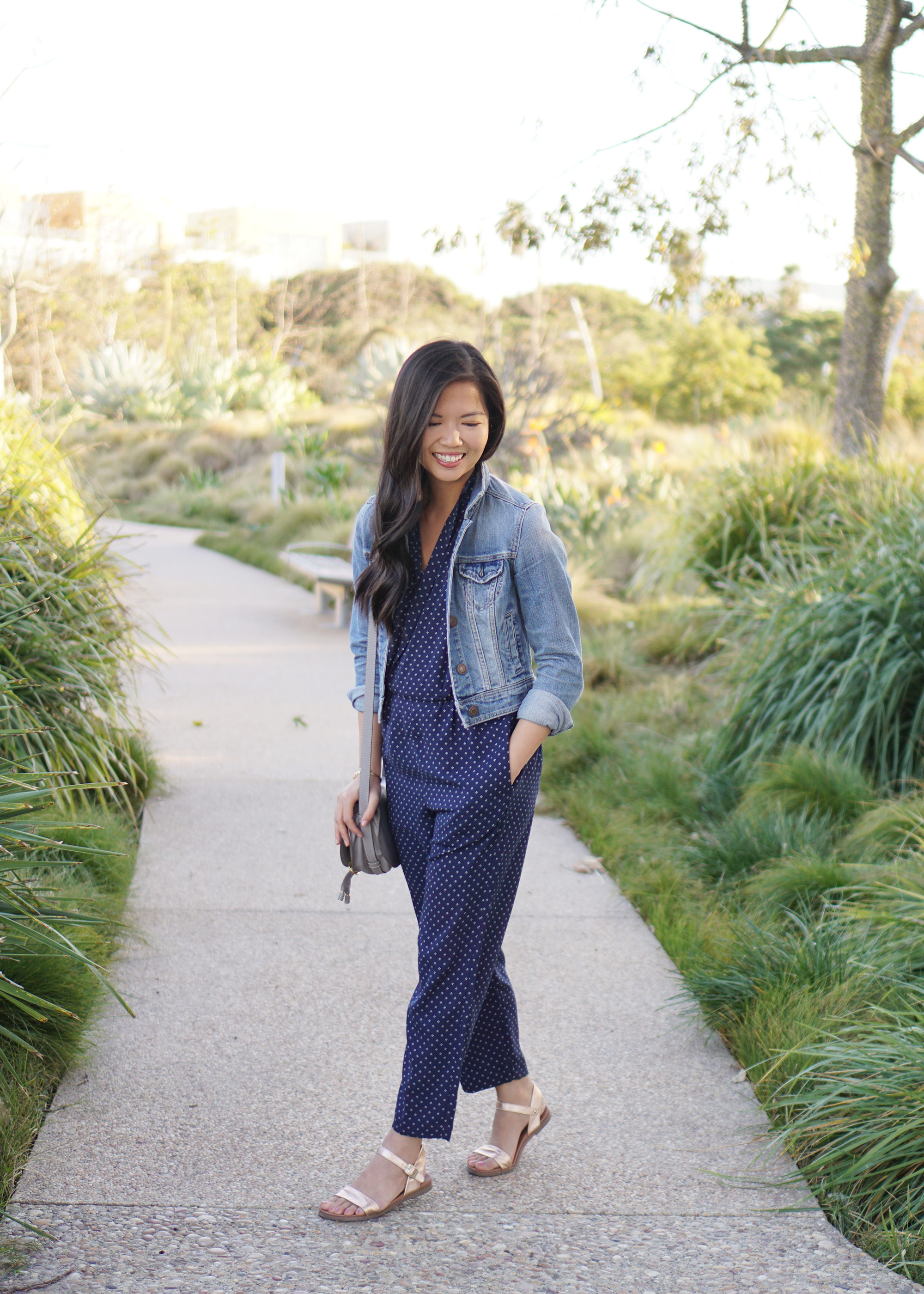 Spring Outfit / How to Wear a Jumpsuit if You're Short