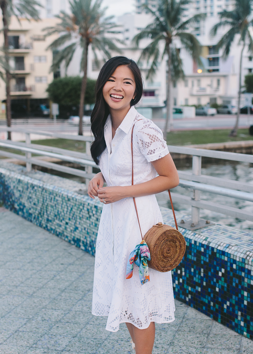 Summer Style // Straw Circle Bag