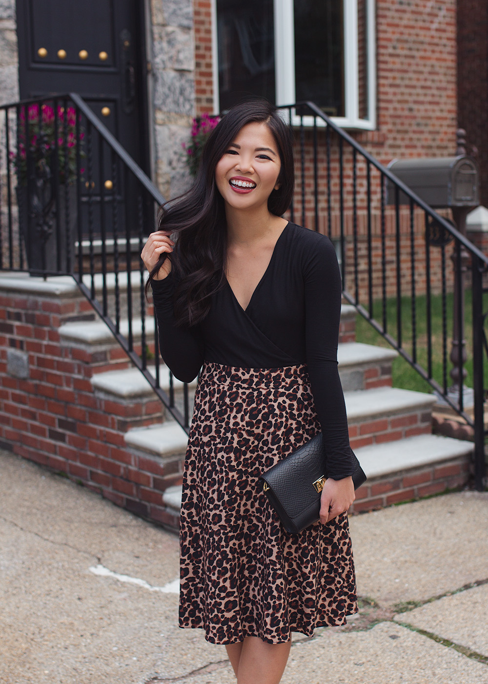 What to Wear with a Leopard Print Skirt