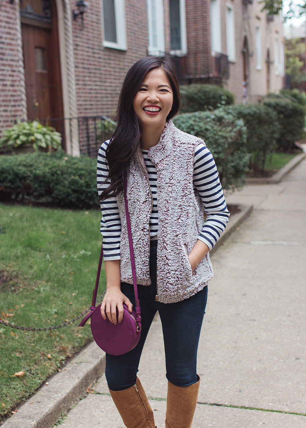 How to Wear a Fleece Vest for Fall