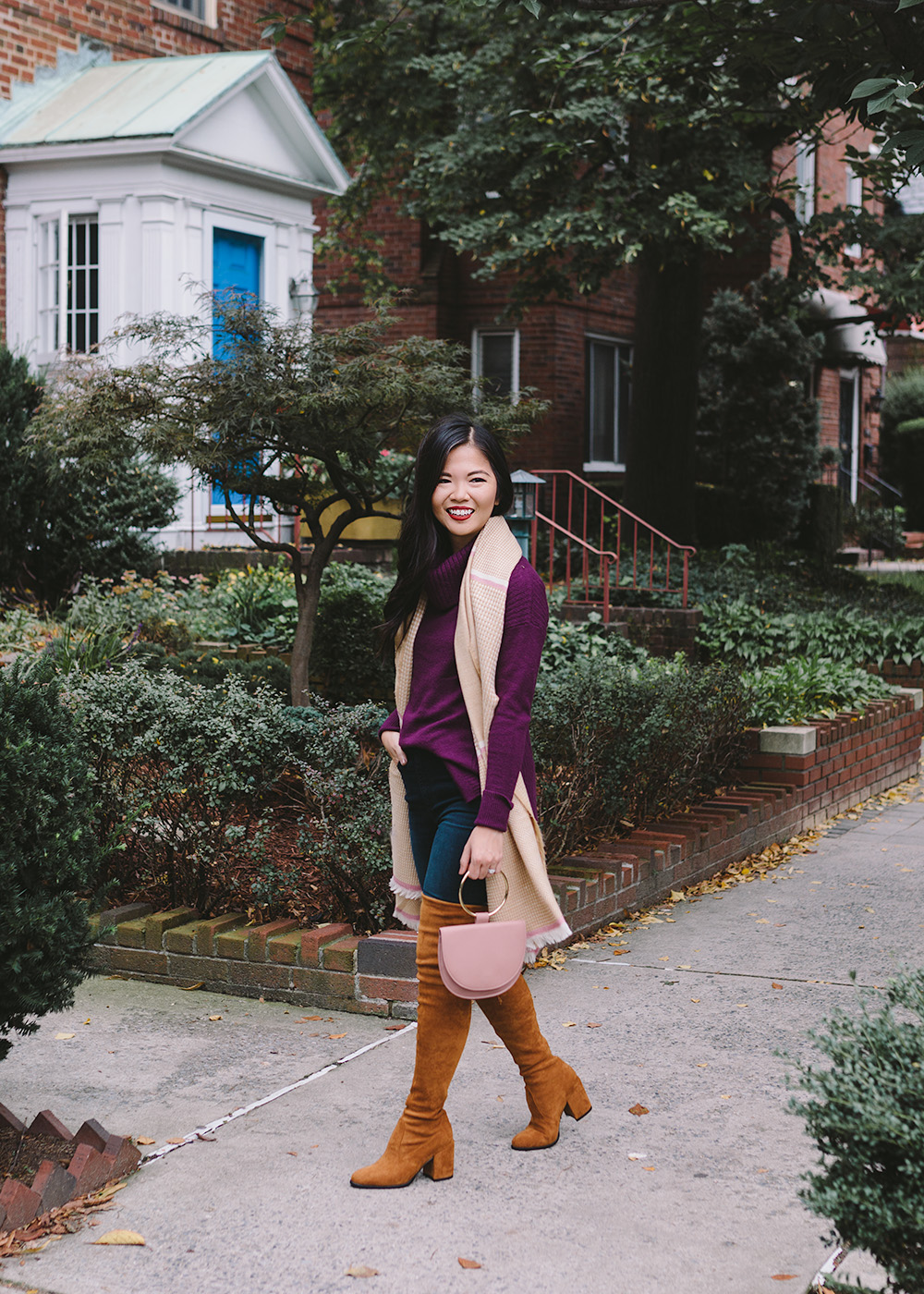Brown Suede OTK Boots for Fall (Stuart Weitzman Dupes)