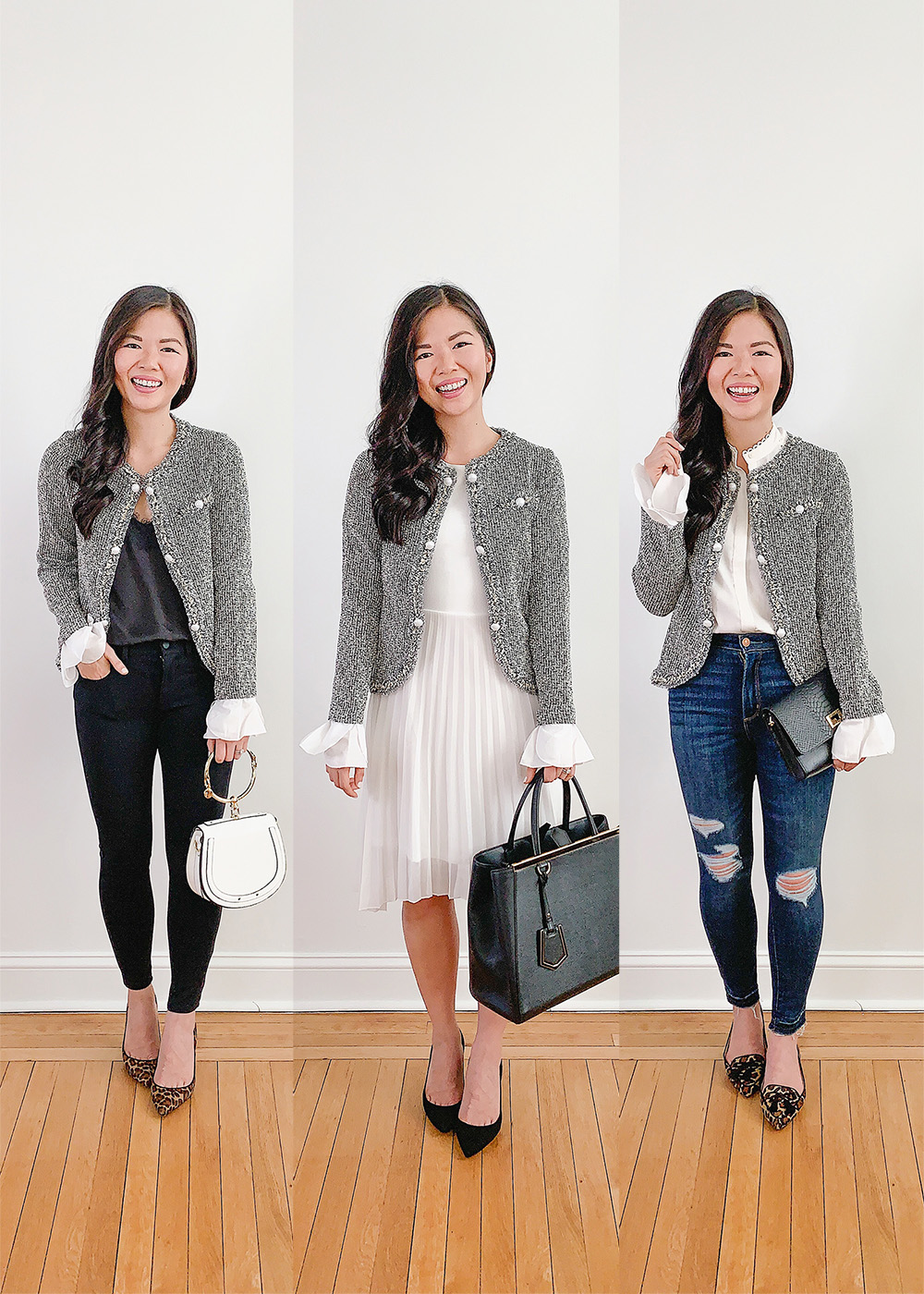 Office Style Inspiration / How to Wear a Tweed Jacket