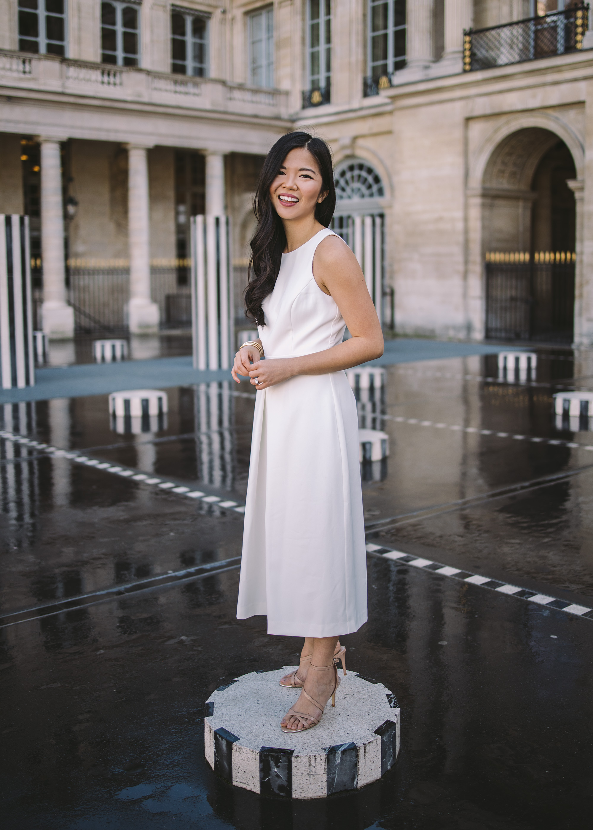 Spring Style / White Wide Legged Jumpsuit