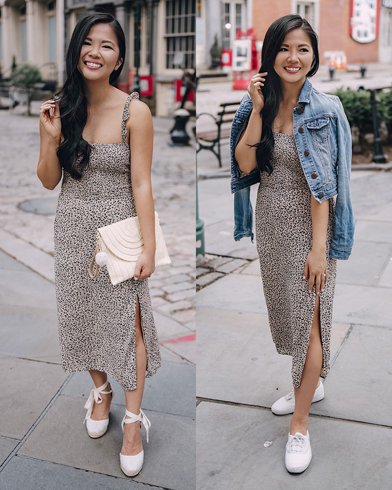 Summer Outfit Ideas for Women: Two Ways to Wear a Leopard Dress